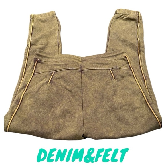 Alphalete Essential Oversized Joggers | Color: Earth Dye Brown Mineral Wash |NEW - Picture 8 of 12